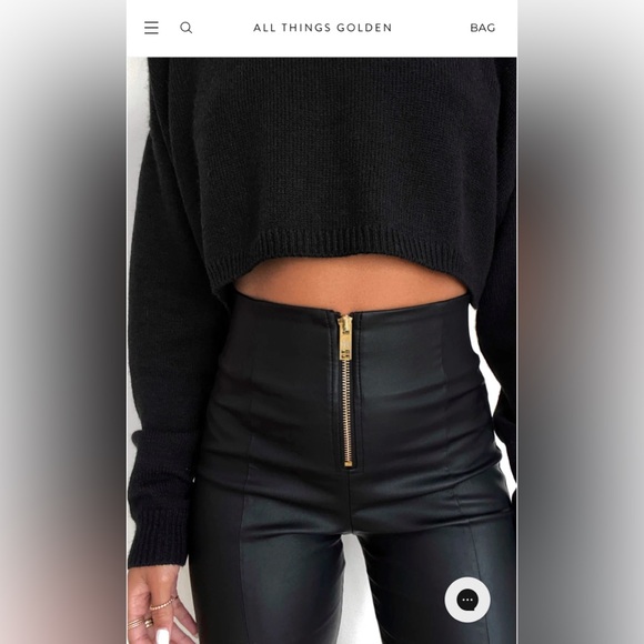 All Things Golden Second Skin Pants *Nwt Size SMALL - Picture 6 of 9